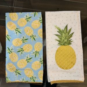 Pineapple decorative towels
